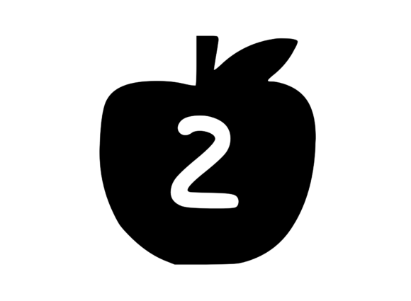 Apple with Children s Playful Mono 2: A Craft and Graphics Gem