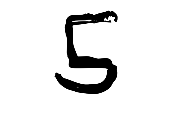 Frightfully Scary Scratched Mono 5: A Unique Graphics Asset for Crafts