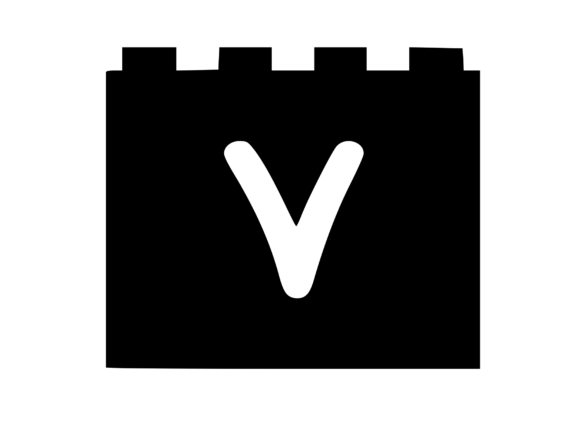 Kids Toy Construction Brick Mono V: Graphics for Crafts