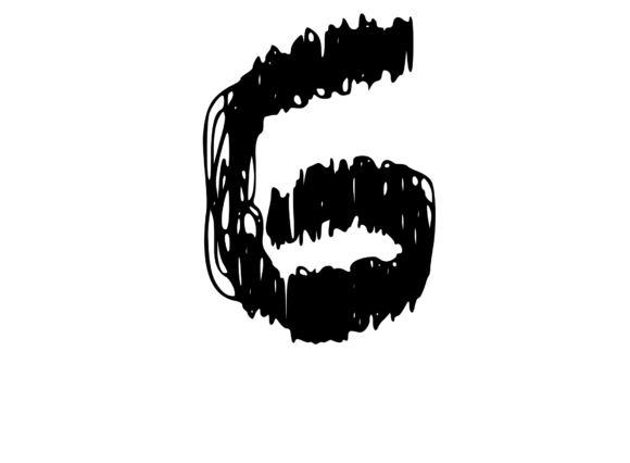 Quickly Scribbled Rough Mono 6: A Versatile Graphics and Crafts Asset
