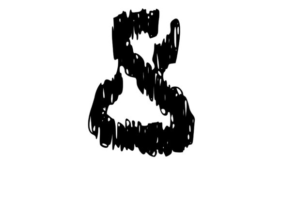 Quickly Scribbled Rough Mono 8: A Versatile Design