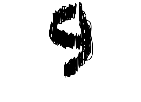 Quickly Scribbled Rough Mono 9: A Versatile Graphic for Local Crafts